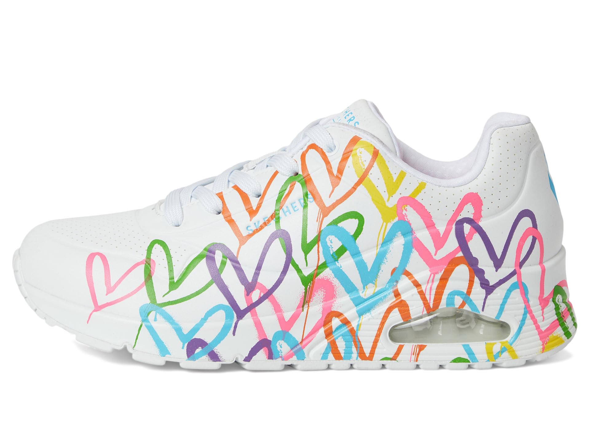 Кроссовки SKECHERS James Goldcrown: Uno - Highlight Love, White Multi — фото 4