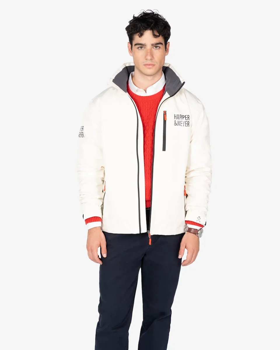 

Мужская парка с застежкой и разноцветным принтом Harper & Neyer