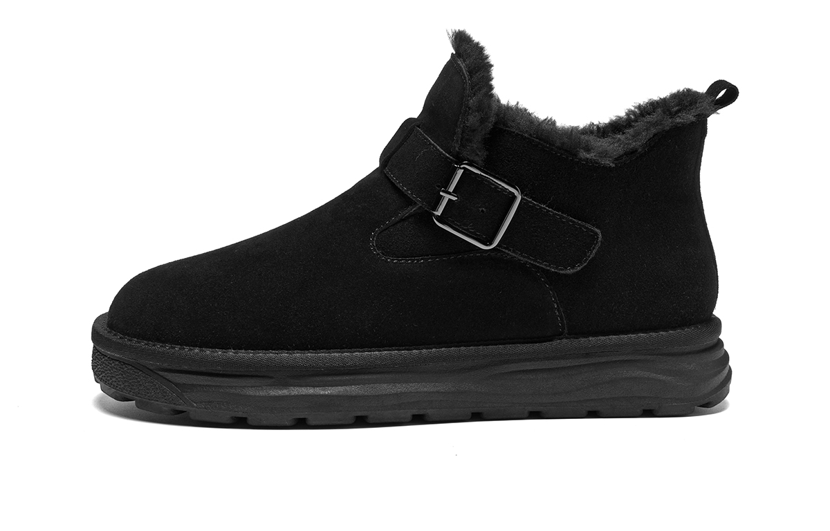 

Теплые нескользящие зимние ботинки мужские HLA, Black