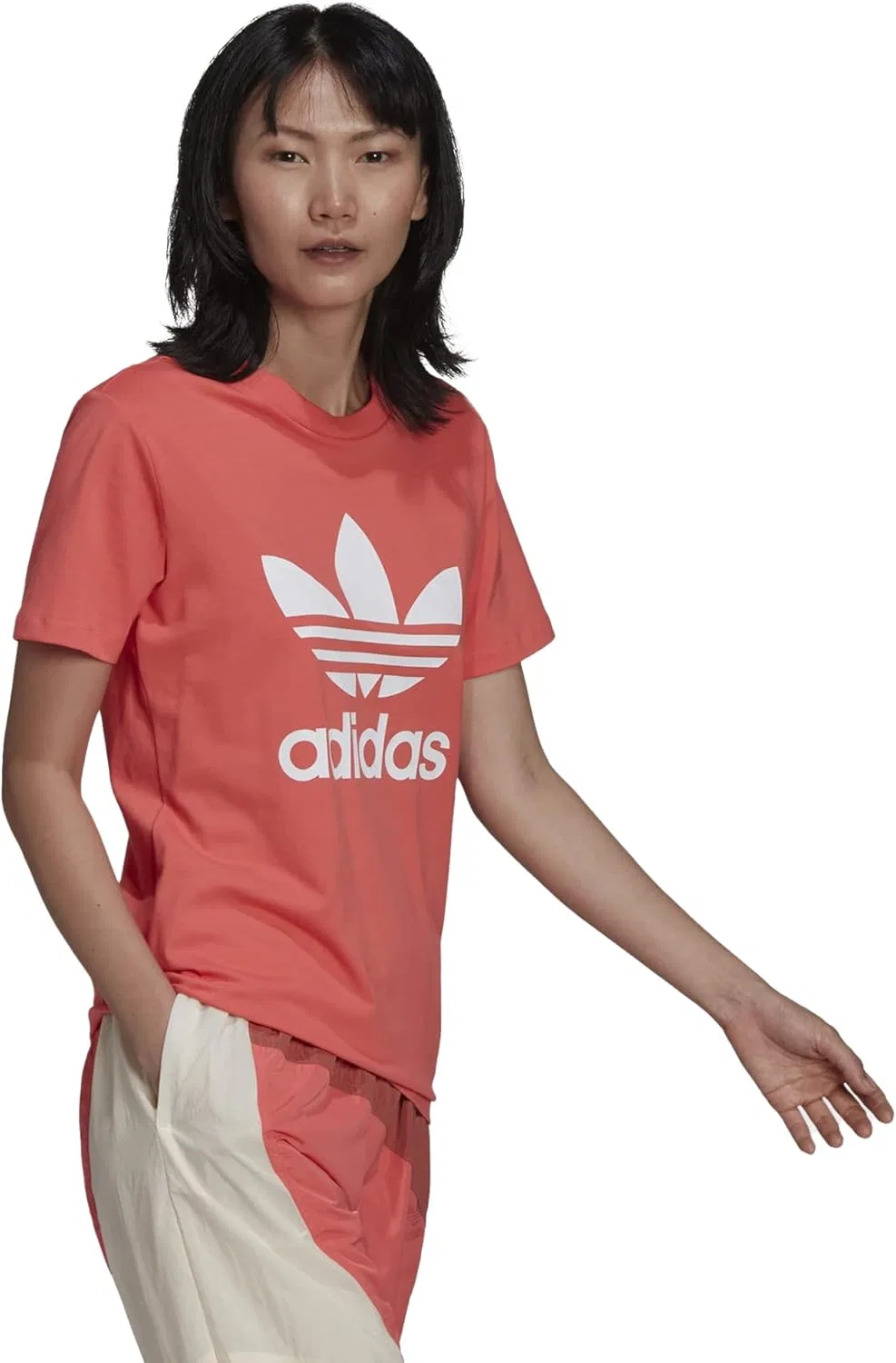 Футболка Adidas Originals Trefoil Tee Semi Turbo — фото 2