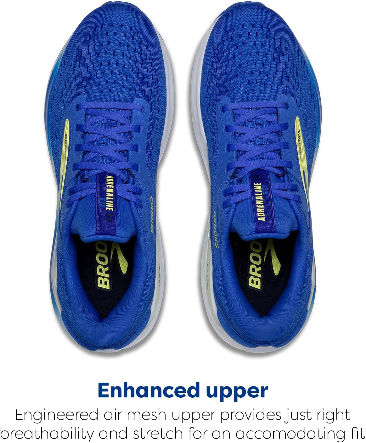 Мужские беговые кроссовки Brooks Adrenaline GTS 24 с поддержкой, желтый — фото 4