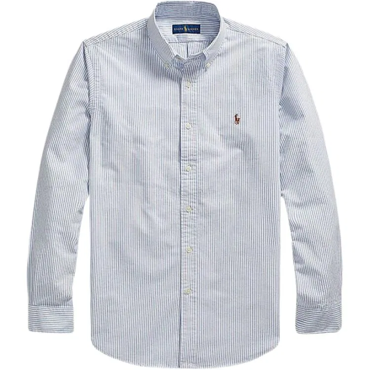 Рубашка мужская синяя Polo Ralph Lauren, Blue