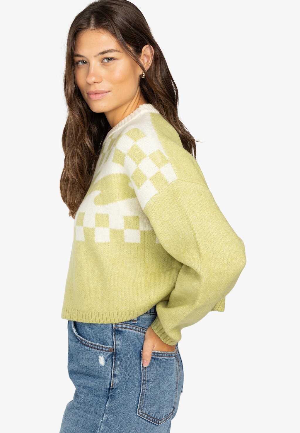 

Вязаный свитер PALM FOREVER Billabong, зеленый