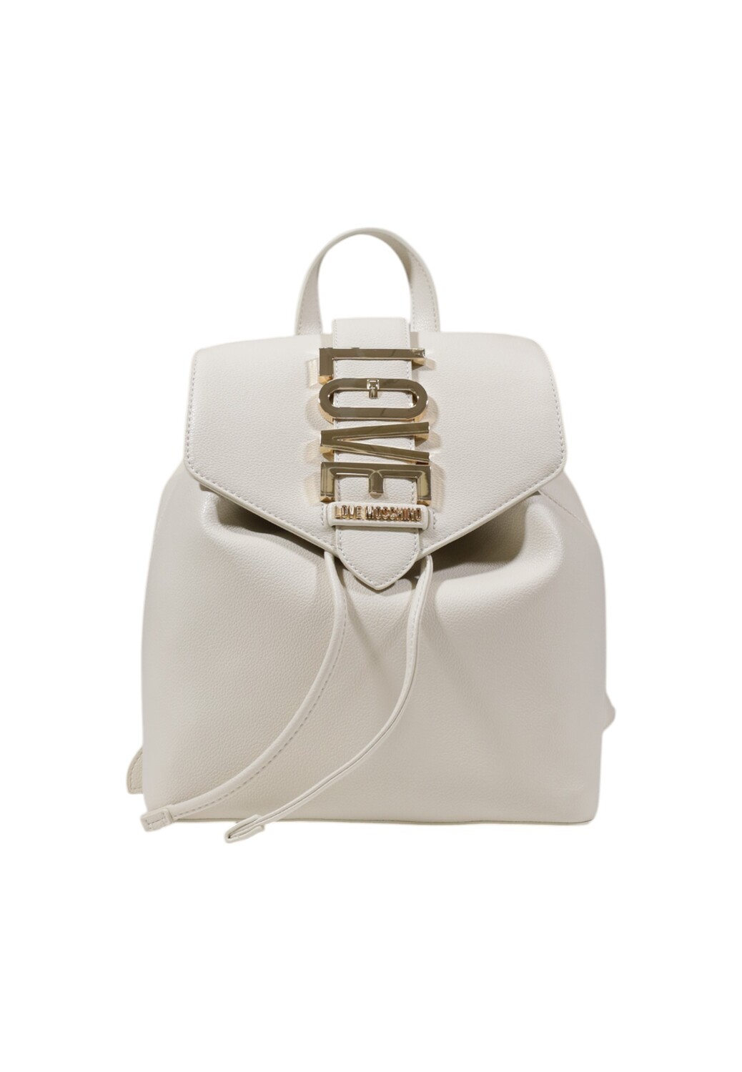 

Рюкзак Love Moschino с логотипом, бежевый
