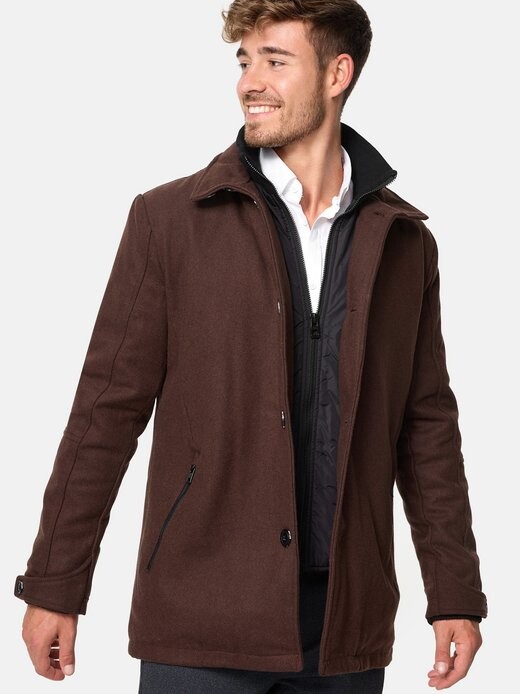 

Пальто бретани Indicode, коричневый