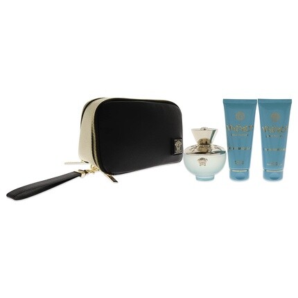 Совместимый подарочный набор Dylan Turquoise Edt 100 мл Sg 100 мл Bl 100 мл, Versace — фото 3