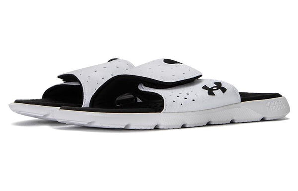 Тапочки ignite pro slide 'white black' Under Armour, белый — фото 4