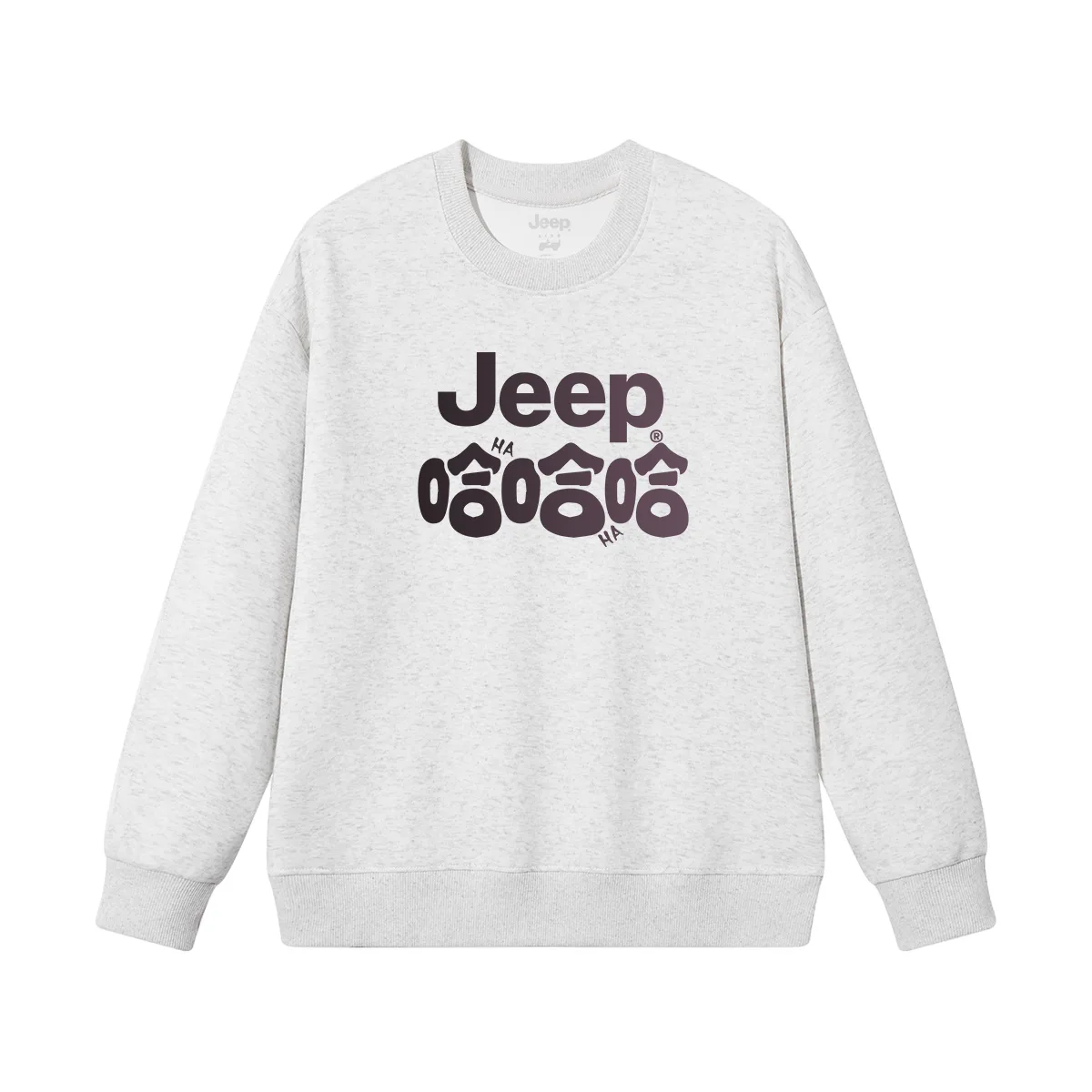 Детский свитшот с круглым вырезом Jeep, хаки — фото 3