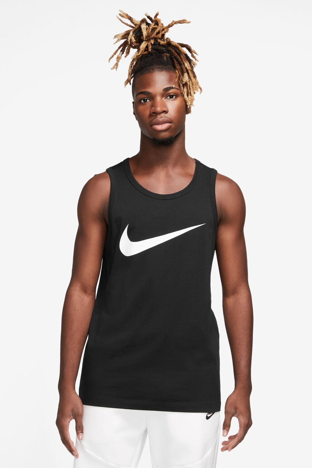 

Футболка без рукавов со спортивным принтом Nike, черный