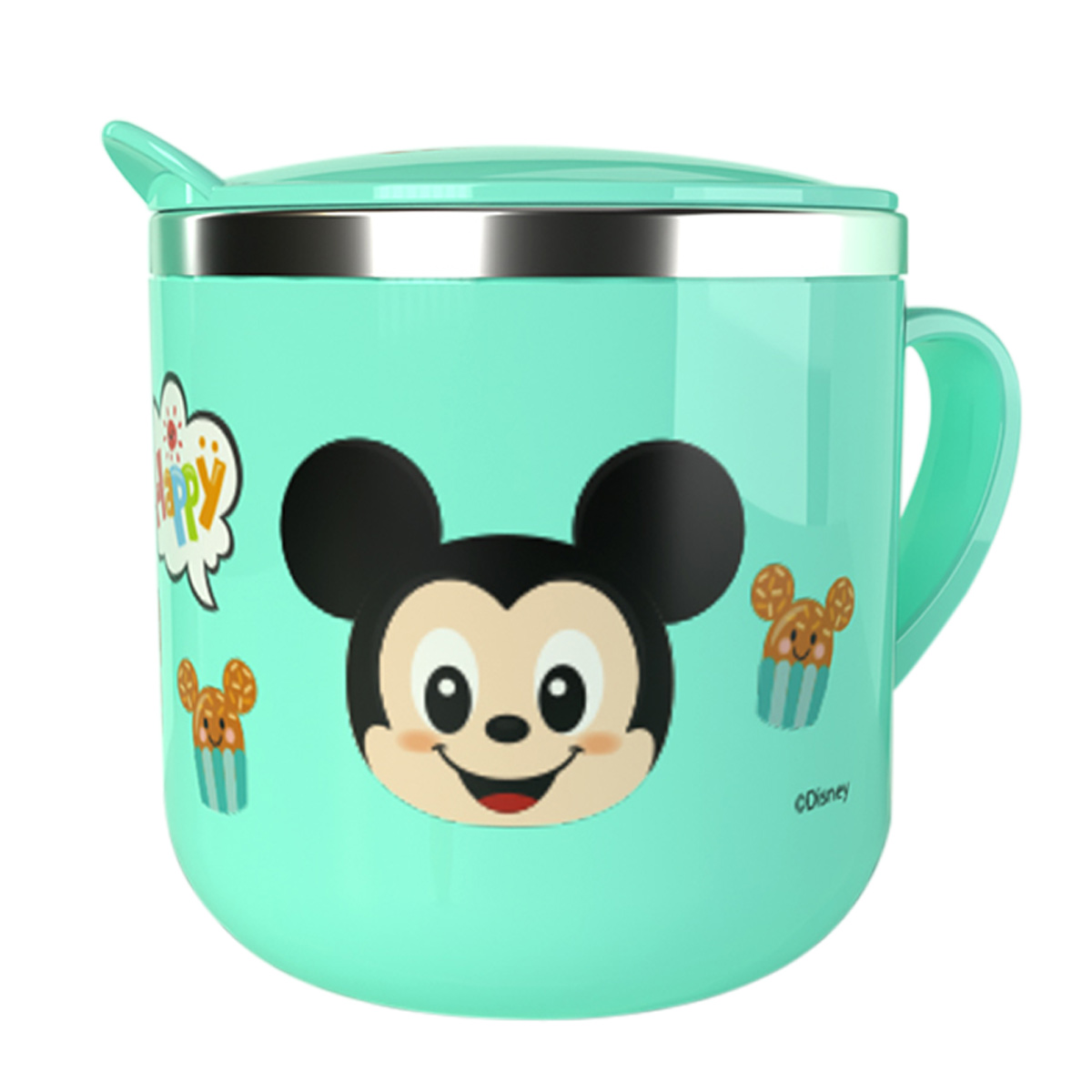 Пластиковый стакан для воды 260ml Disney, красный — фото 2