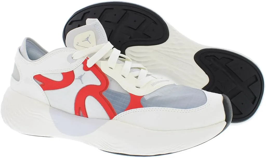 Мужские баскетбольные кроссовки Nike Air Jordan Delta 3 Low DN2647 100, серый/белый — фото 4