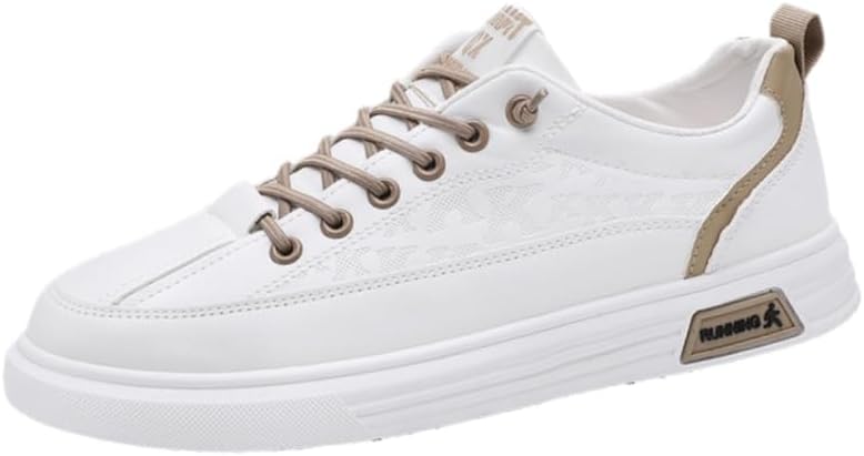 

Мужские простые повседневные кроссовки с шнуровкой, антискользящие и прочные, подходят для использования на улице в любое время года Fusecottc, хаки