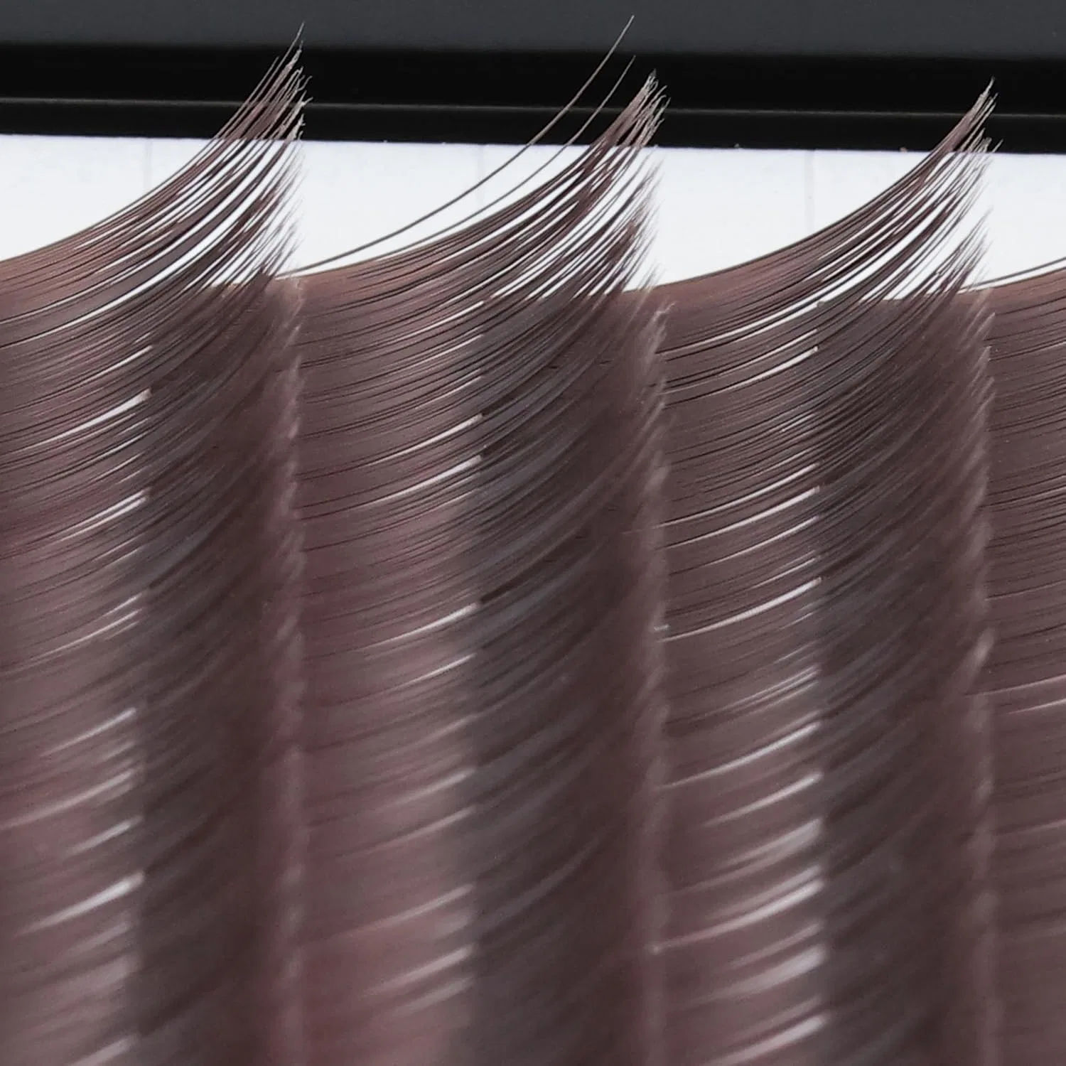 Ресницы 12 рядов Dark Brown J Curl 0.06 мм × 14 мм, Foula — фото 3