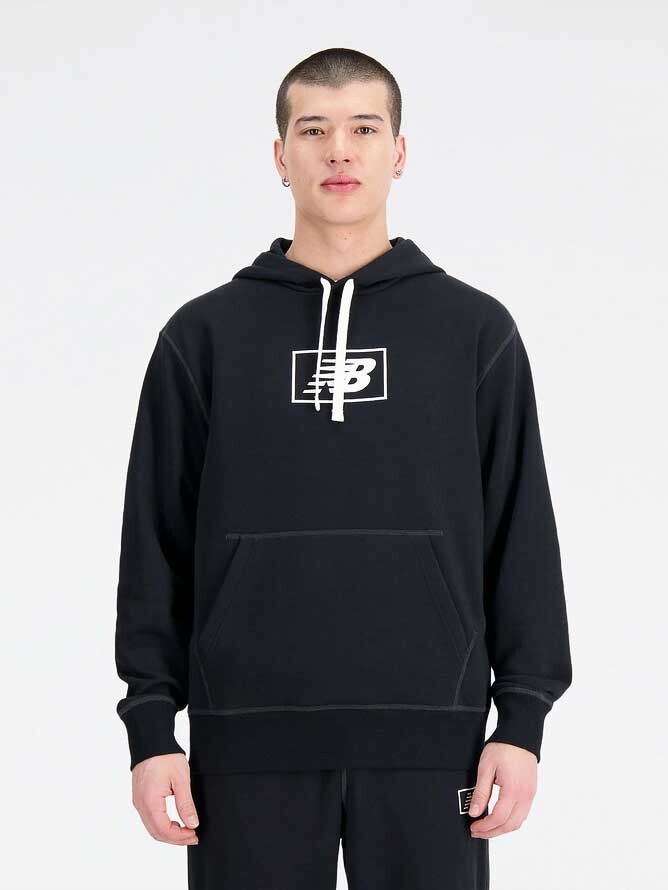 

Толстовка New Balance SHIRT NB ESSENTIALS HOODIE, черный