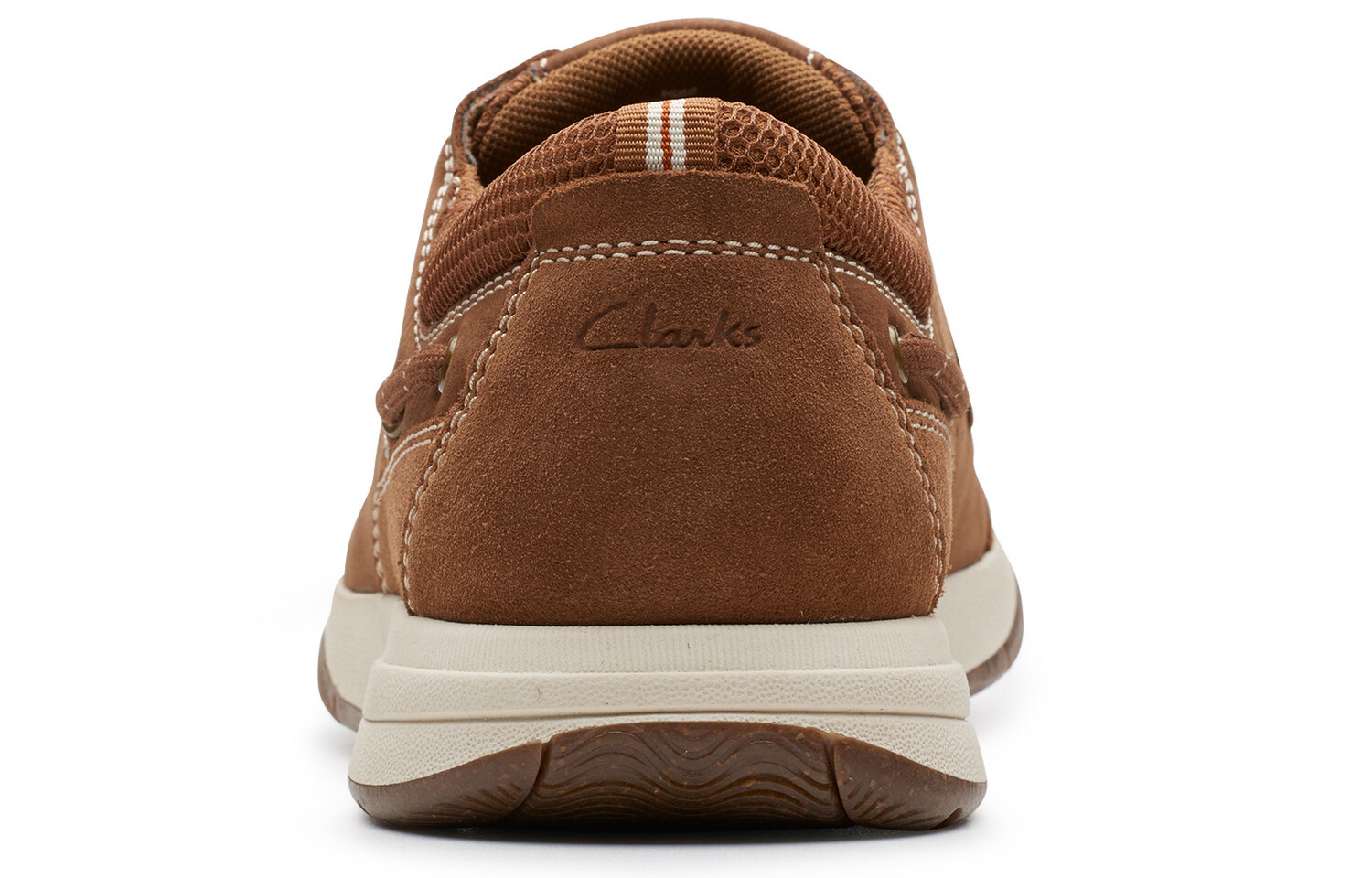 Мужские повседневные мужские низкие светло-коричневые Clarks — фото 3