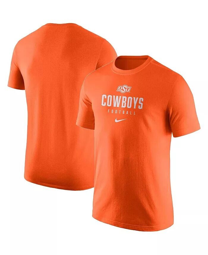 

Мужская оранжевая футболка Oklahoma State Cowboys Team Issue Performance Nike