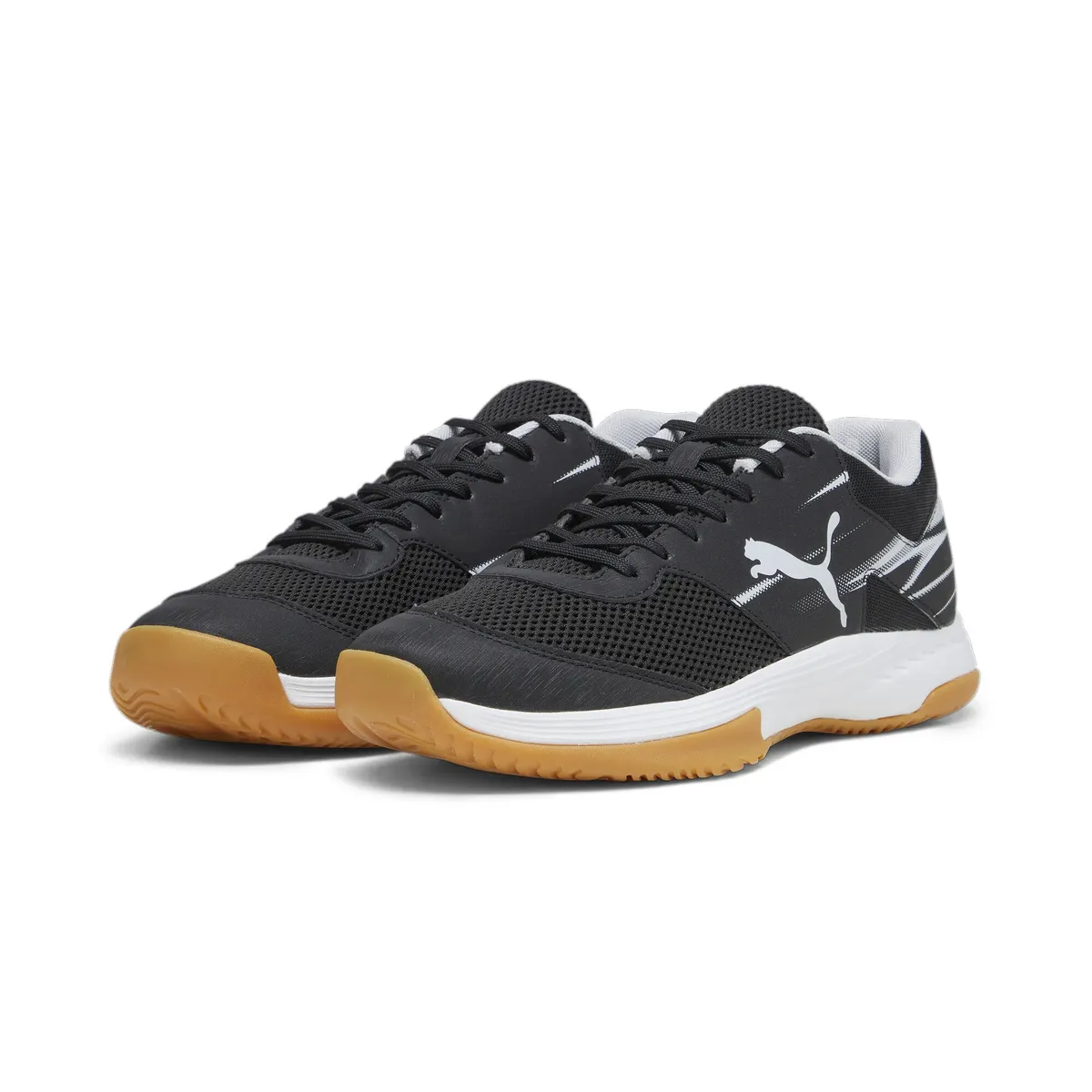 

Кроссовки PUMA "Varion II Indoor Sports Shoes Adults", цвет Black Cool Light Gray Yellow Blaze Gum