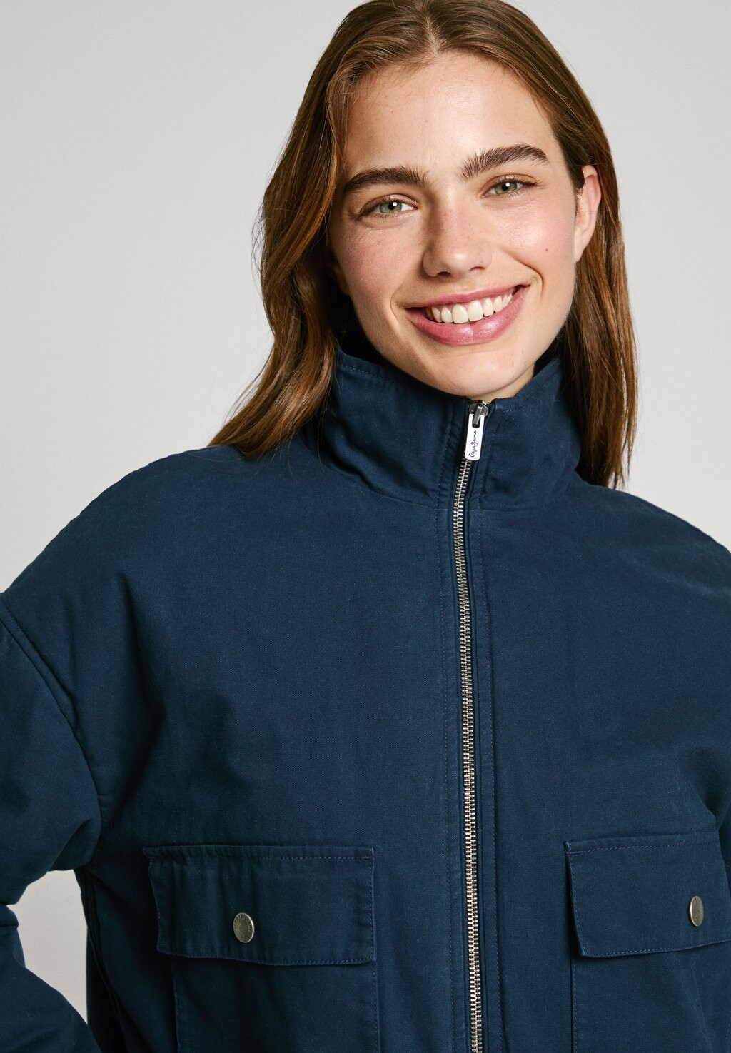 

Летняя куртка Pepe Jeans, темно-синий