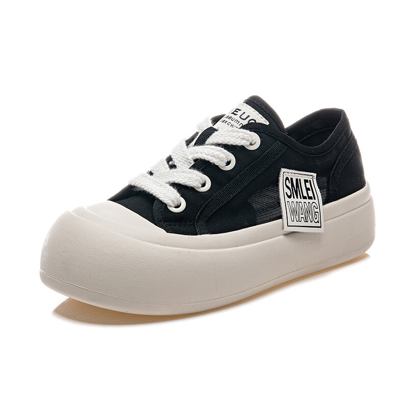 

Кеды Help Skateboard Shoes Women's Low-Top, черный