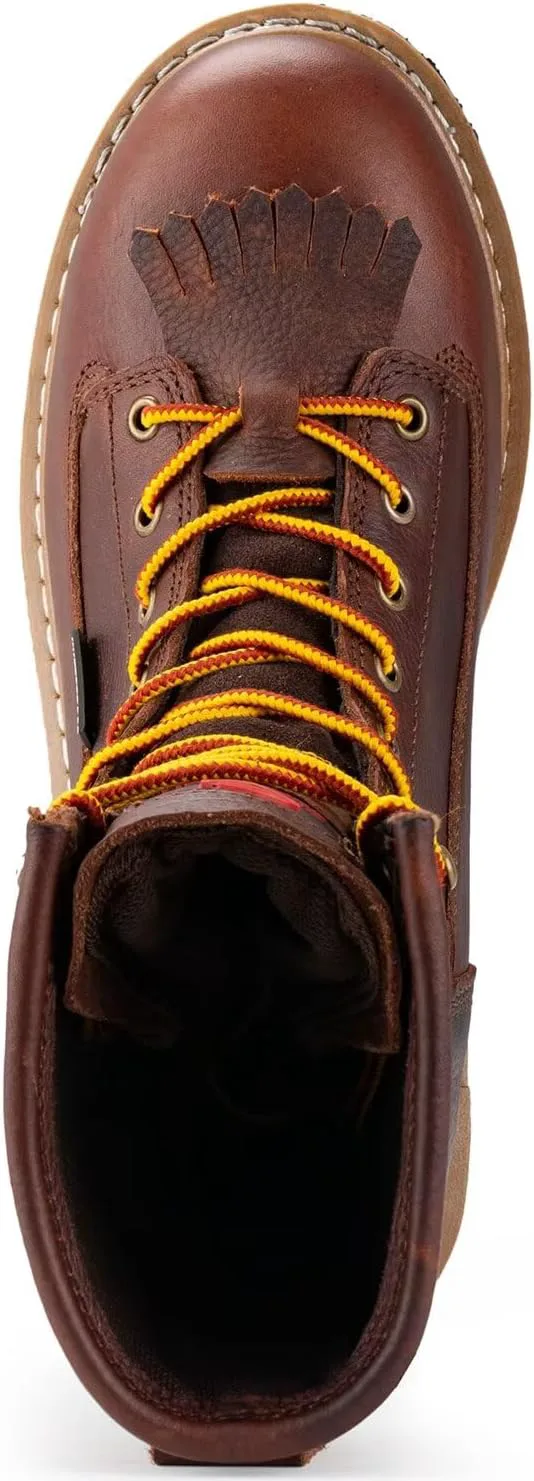 

Мужские рабочие ботинки SUREWAY 8" с водонепроницаемым стальным носком, повышенной устойчивостью к маслу и скольжению, из толстой цельной кожи, с клиновидной резиновой подошвой, сертифицированные по стандарту EH, коричневый