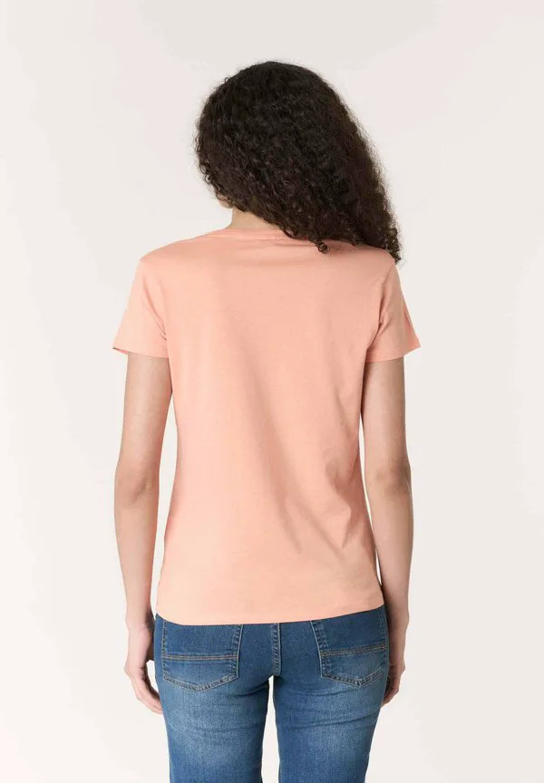 Светлая базовая футболка с логотипом U.S. Polo Assn., Rosa — фото 3