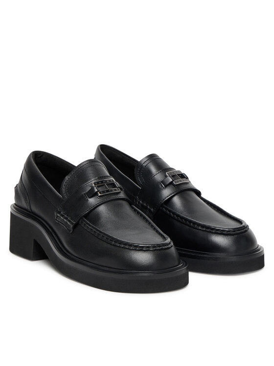 Слипоны Tjw Chunky Loafer EN0EN02789 Tommy Jeans, чёрный — фото 2
