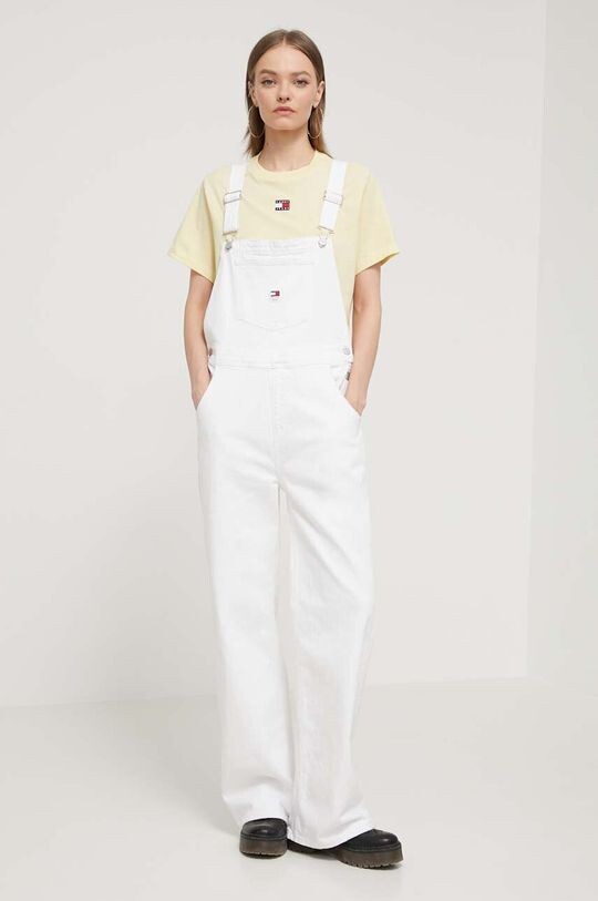 

Джинсовый комбинезон Tommy Jeans, белый