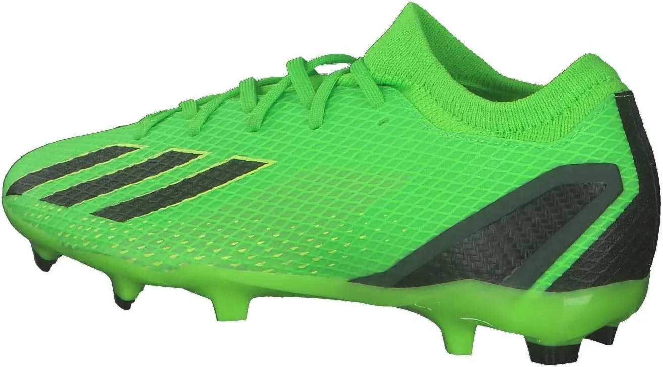 Кроссовки Adidas Unisex X Speedportal.3 Fg, черный/зеленый/желтый — фото 3