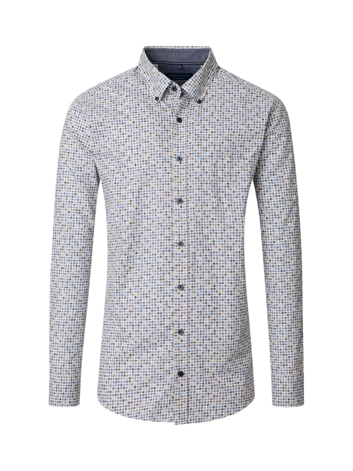 

Повседневная рубашка бежевого цвета CASAMODA