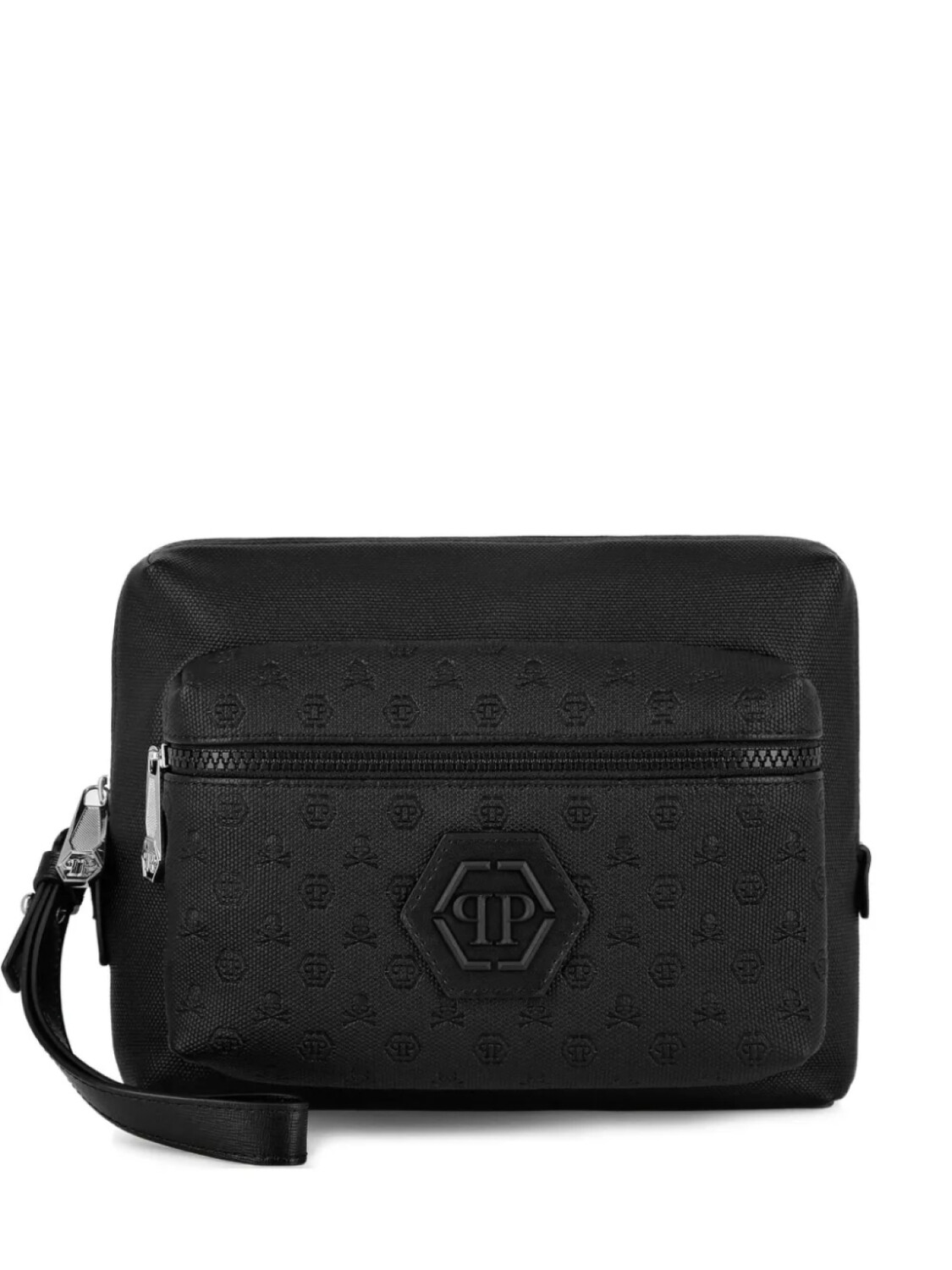 

Сумка-клатч с нашивкой-логотипом Philipp Plein, черный