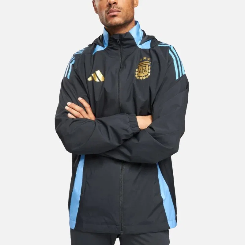 Куртка Argentina мужская синяя с капюшоном Adidas, Blue — фото 4