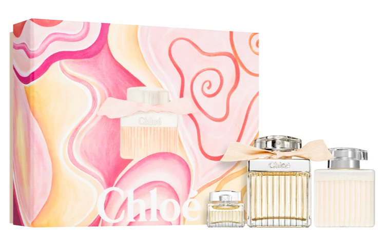 

Chloé Набор духов Chloe Women's Body Lotion By The Same Name Eau De Parfum Lychee Little Blue Orchid из трех предметов