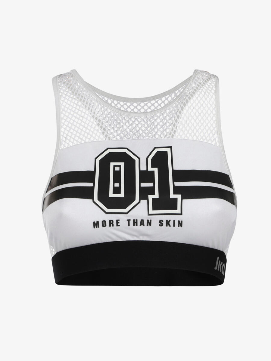 

JAKED Белый синтетический женский купальник