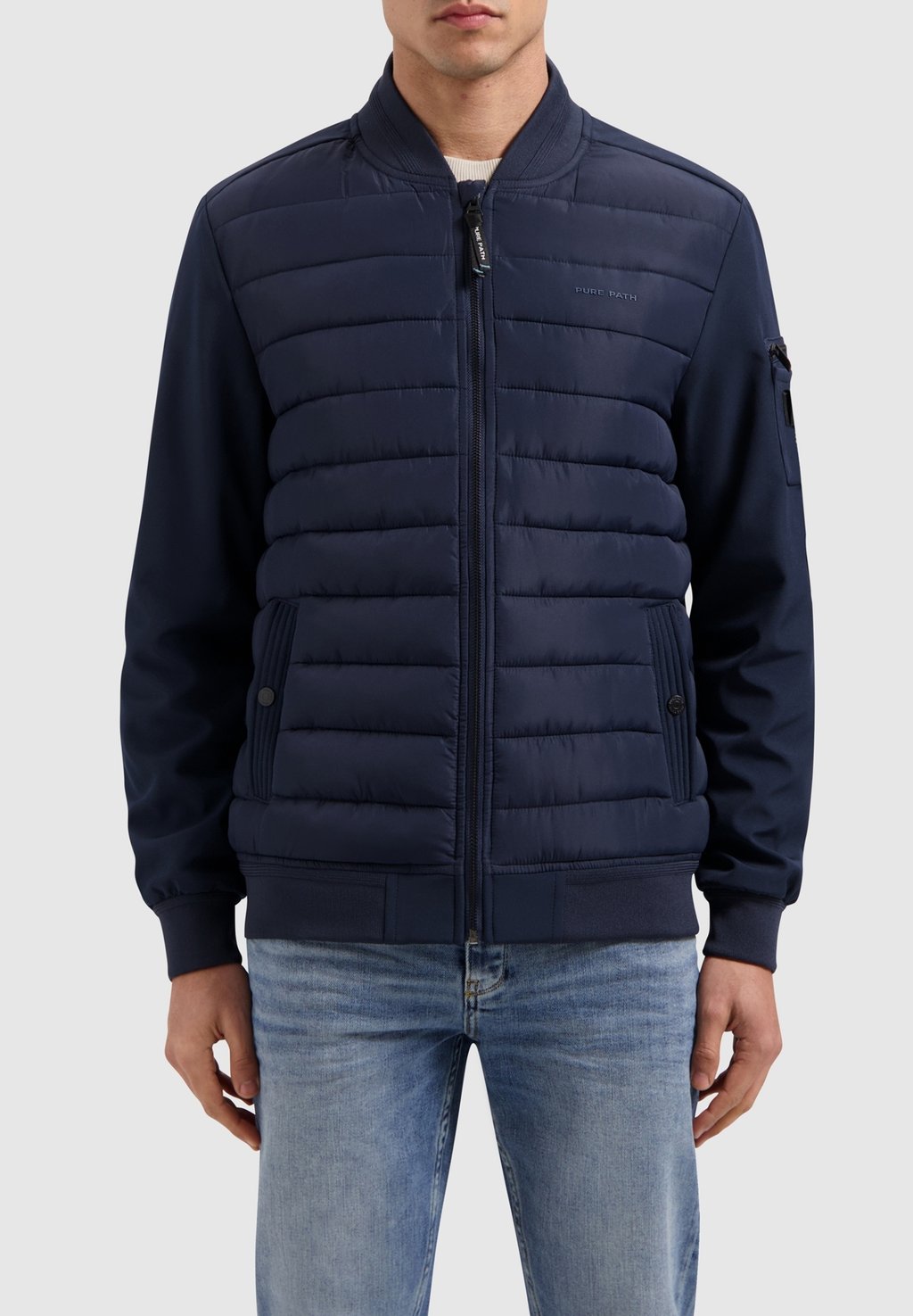 

Куртка-бомбер REGULAR FIT PADDED Pure Path, темно-синий