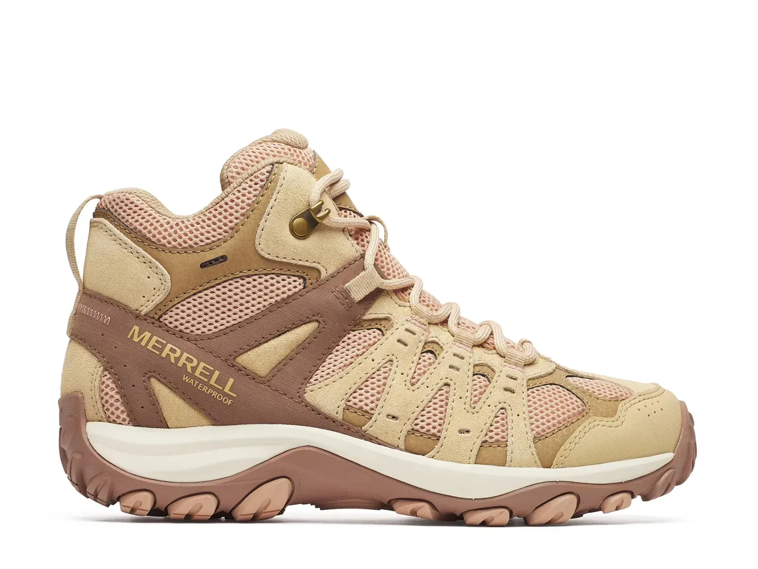 Ботинки женские Merrell Accentor 3 водонепроницаемые для хайкинга, бежевый — фото 2