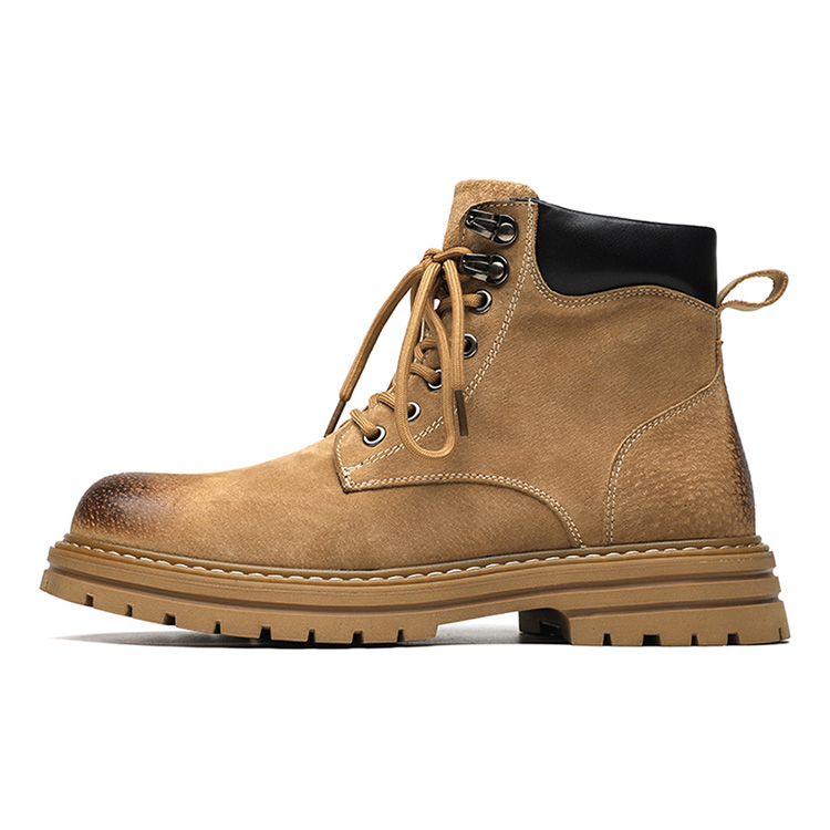 

YEDANI Жёлтые короткие полусапоги Martin без подкладки мужские, цвет Yellow Unlined Shoes