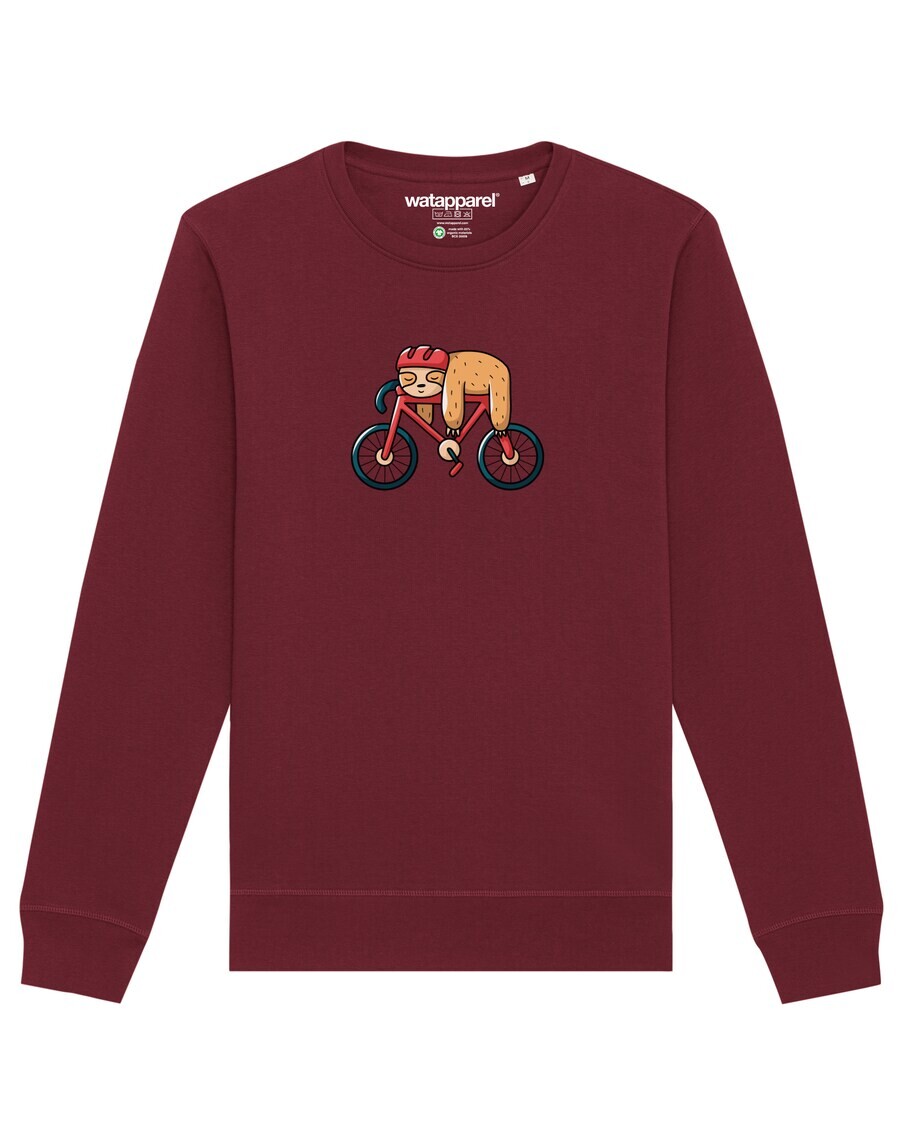 

Свитер Watapparel Sweatshirt Sloth, бордовый