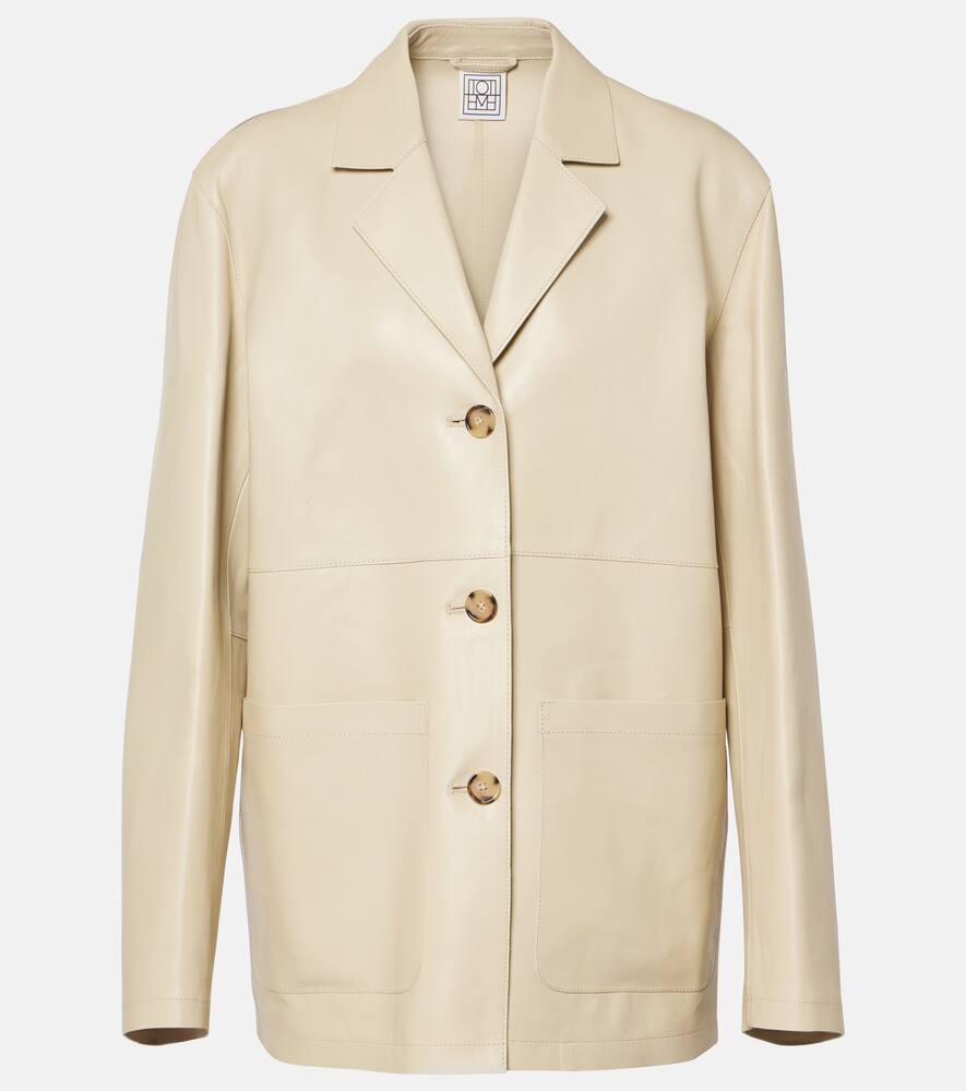 

Кожаная куртка Toteme, Peanut