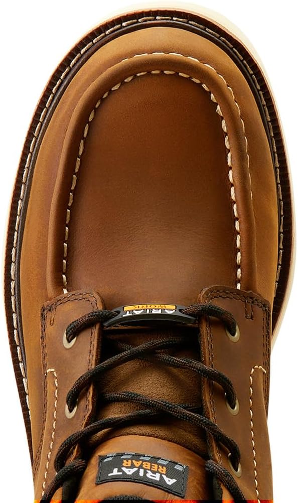 Мужские ботинки ARIAT Rebar Lift Chukka с водонепроницаемой мембраной, коричневый — фото 4