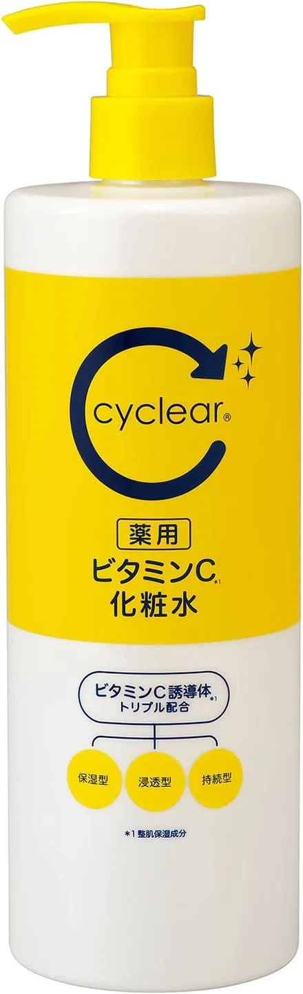 Лосьон Kumano Yushi — Для лица CYCLEAR Medicated Vitamin C, 500 мл