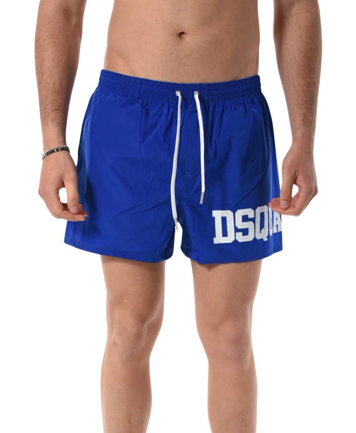 

Боксерские шорты с завязками на поясе Dsquared2, синий