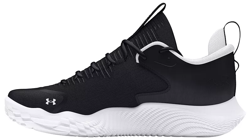 Женские волейбольные кроссовки Under Armour Flow Ace Low, черный/белый — фото 3