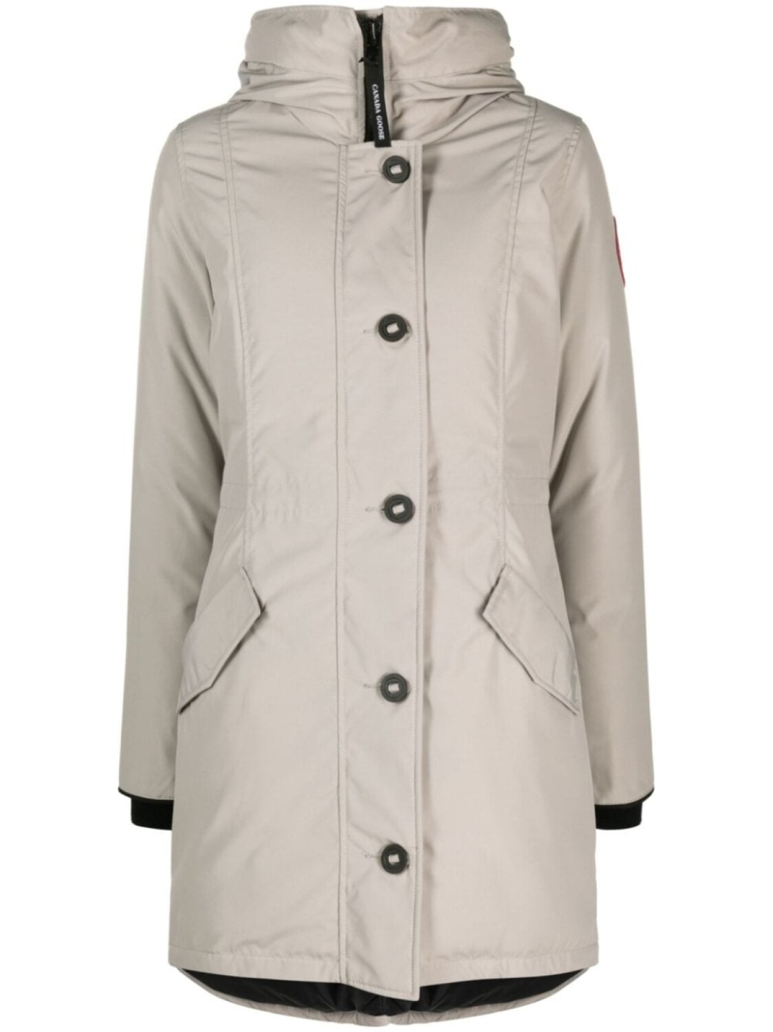 

Canada Goose парка Rossclair с капюшоном, нейтральный цвет