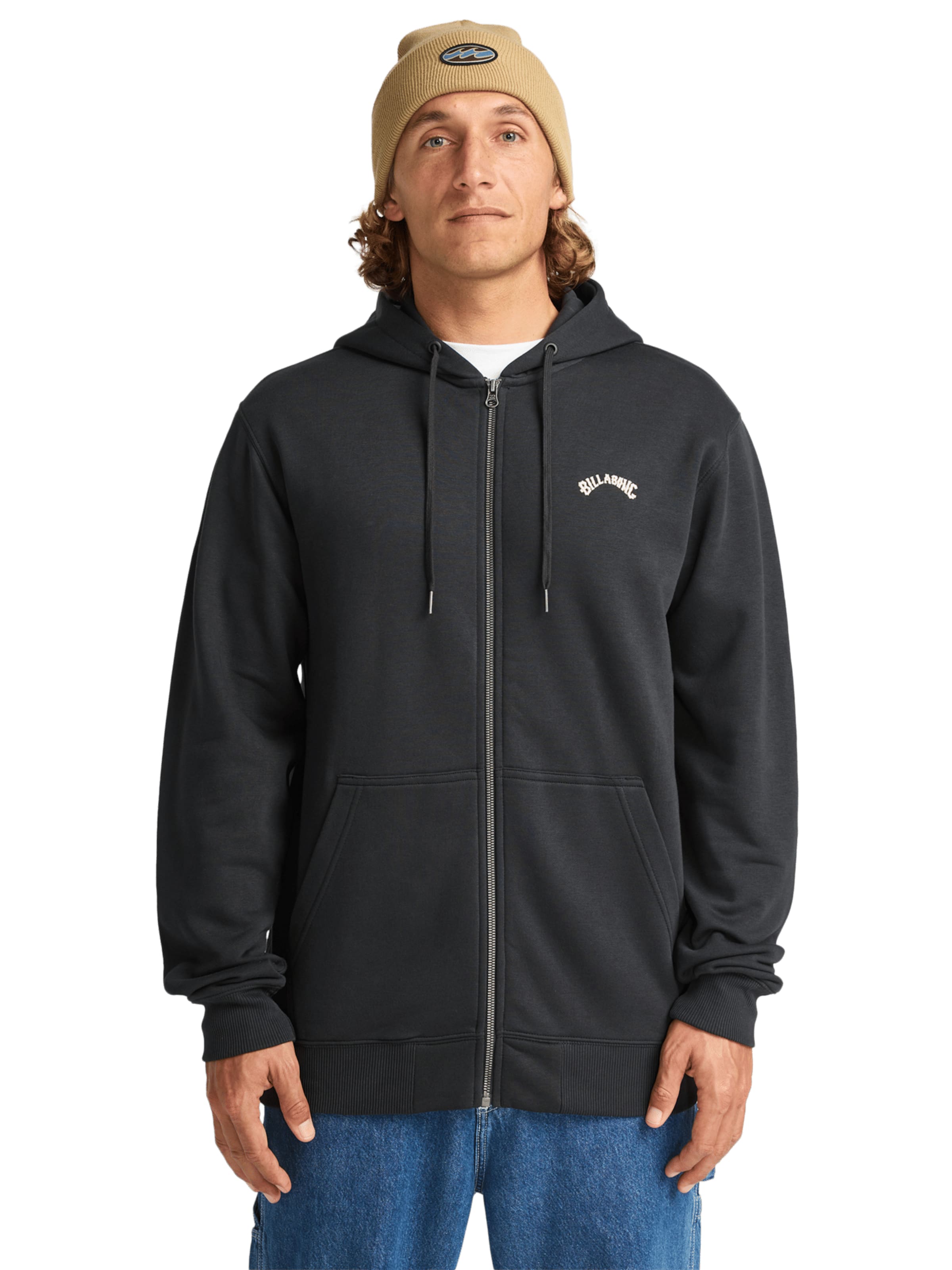 

BILLABONG Толстовка с капюшоном на молнии 'Arch' в черном цвете