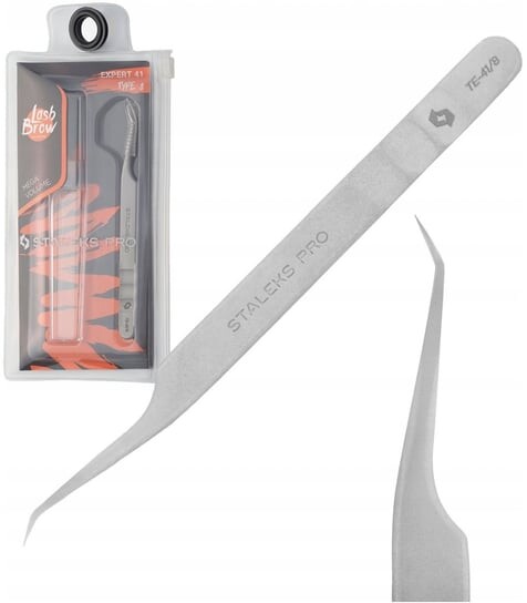 

Пинцет для наращивания ресниц STALEKS TE-41/8, точный, Project Lashes