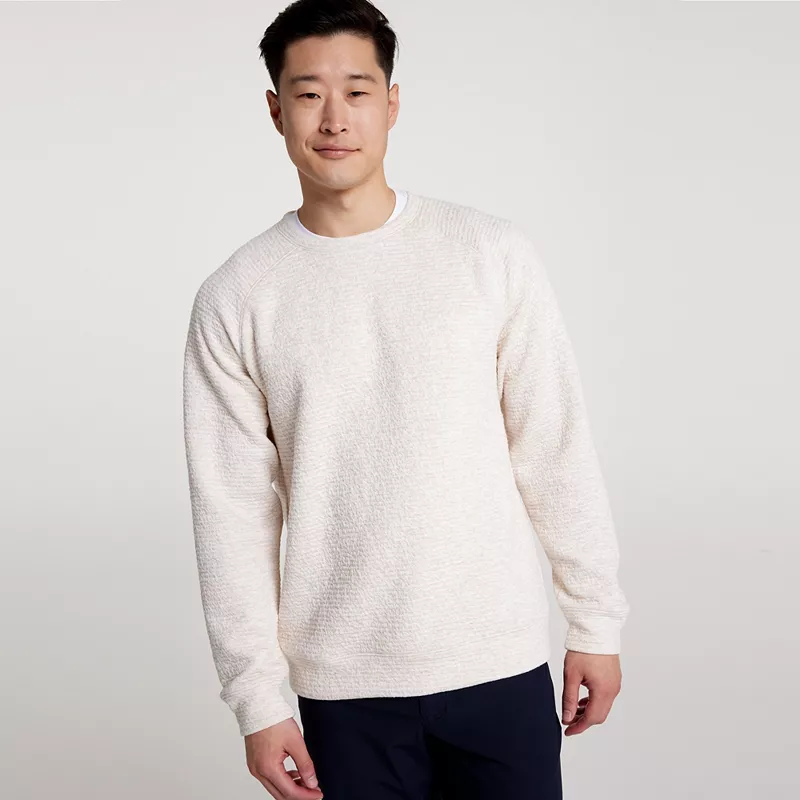 

Мужская флисовая футболка VRST Recharge Lunar Fleece Crew, цвет Light Sand