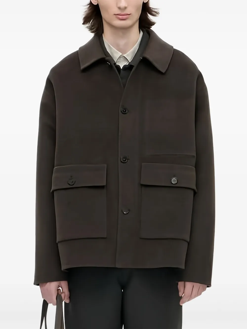 

Пиджак с клапанами на карманах Berner Kühl, коричневый