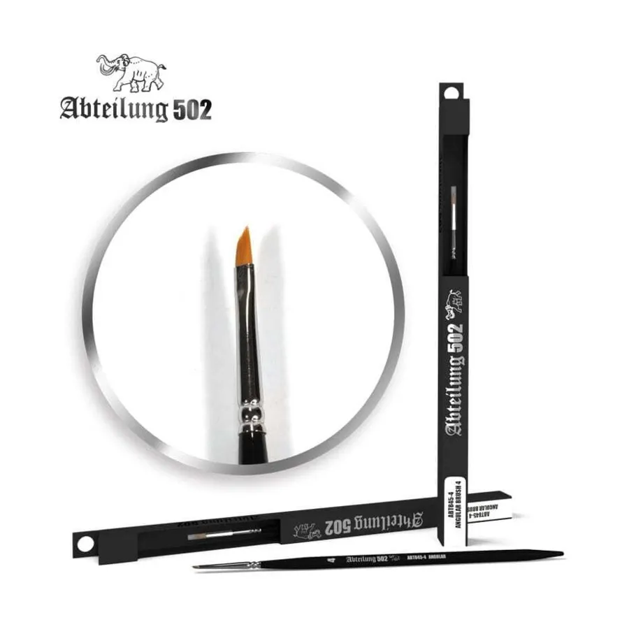 

Угловая кисть 4, Abteilung 502 - Marta Kolinsky Brushes (AK-Interactive)