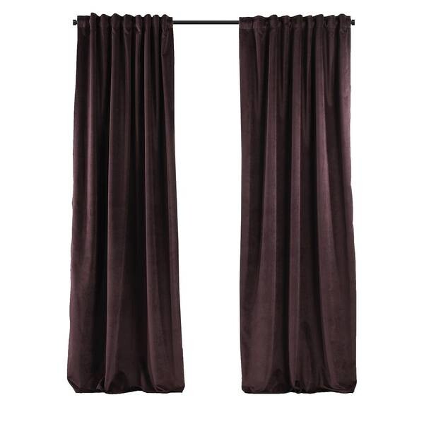 

Бархатная штора Puude Home Design 280175, 25x1x280 см цвет merano dekor
