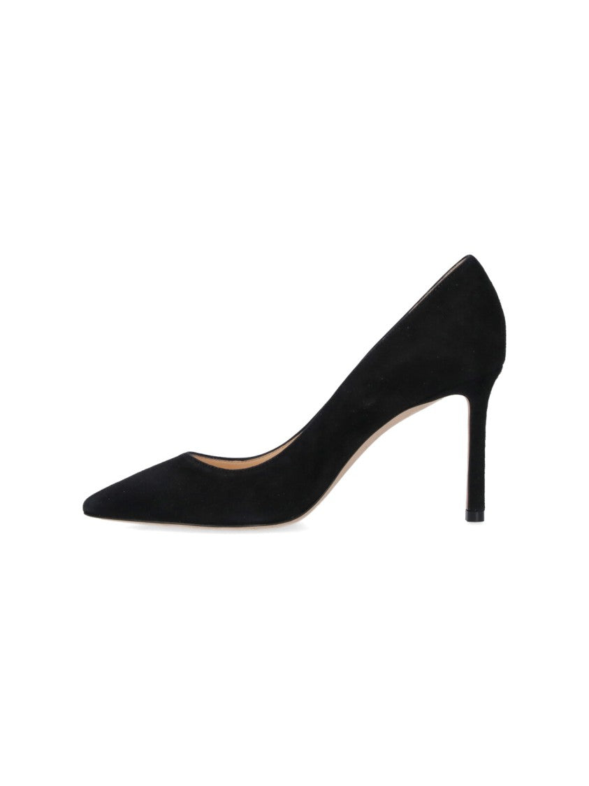 Туфли Romy 85 на шпильке черные Jimmy Choo — фото 3